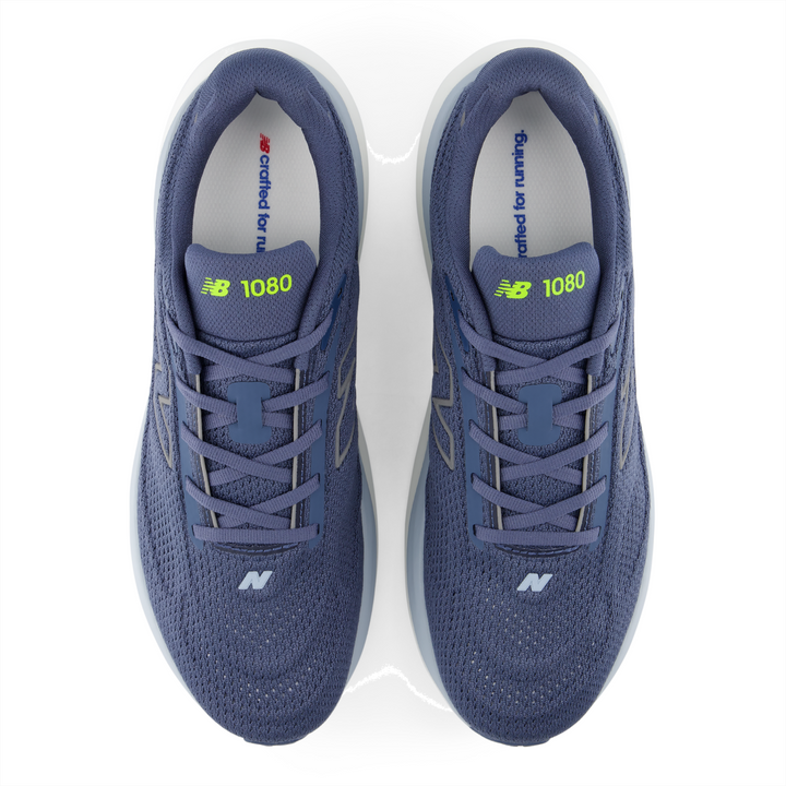 New Balance Mens 1080V15 - Vintage Indigo/Alkaline Green - Neutral - AW26