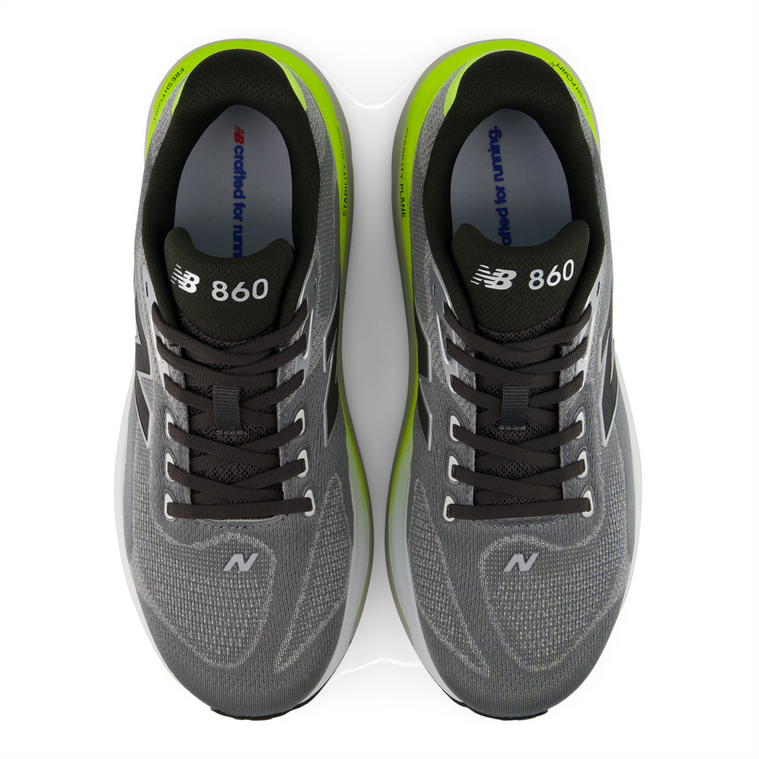 New Balance Mens 860v15 - Slate Grey/Alkaline Green - Stability - AW26