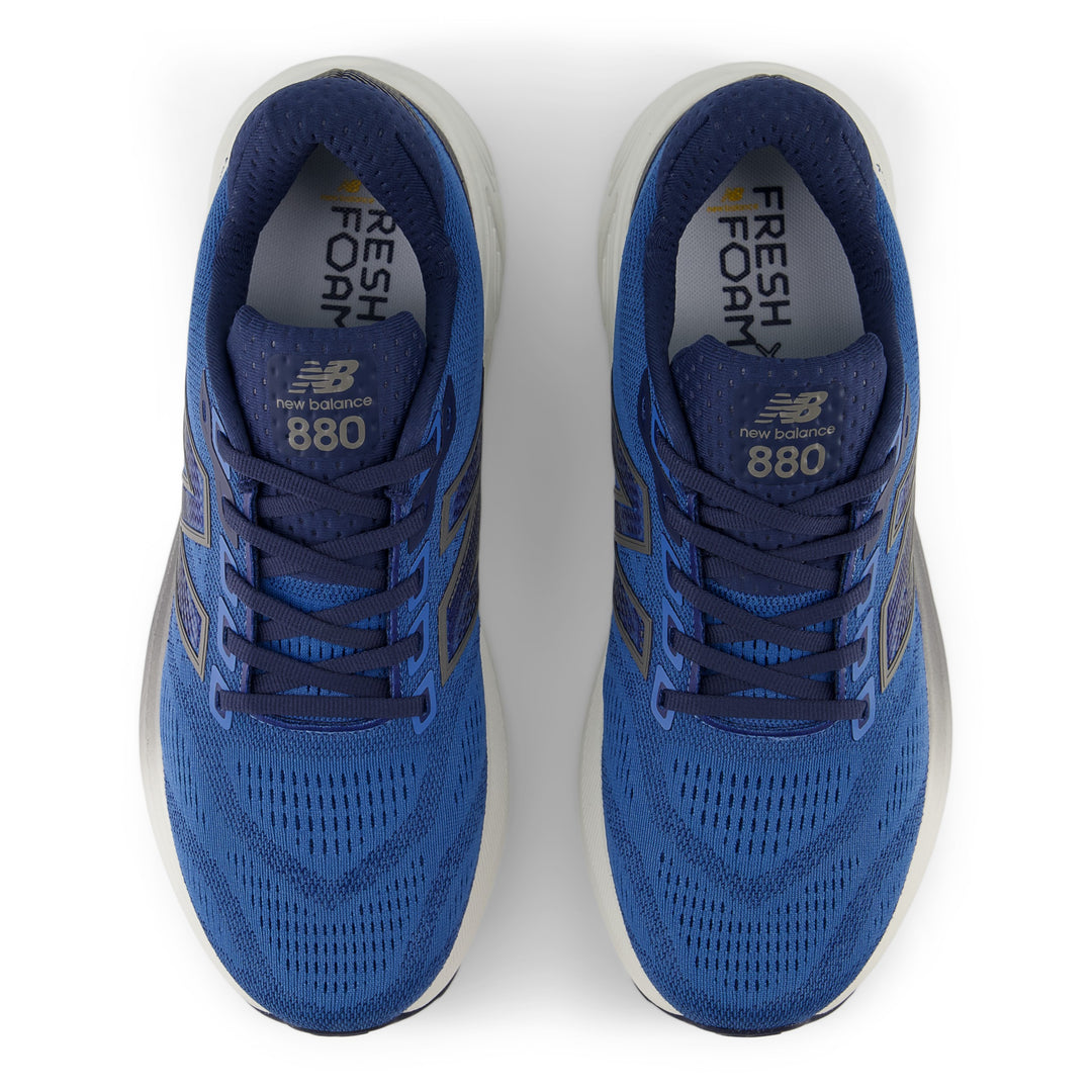 New Balance Mens 880V15 Wide (2E Width) - Sea Stone/NB Navy/Marmalade - Neutral - SS25