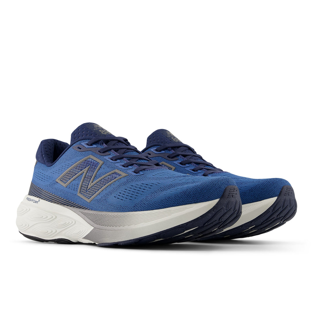 New Balance Mens 880V15 Wide (2E Width) - Sea Stone/NB Navy/Marmalade - Neutral - SS25