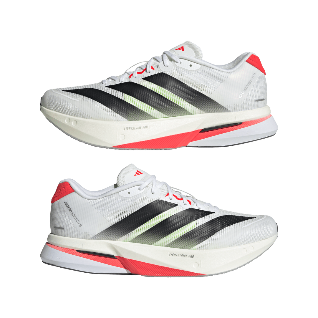 Adidas Mens Adizero Boston 13 Footwear White/Core Black/Lucid