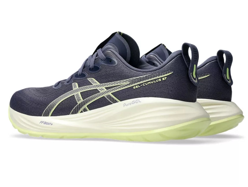 Asics Mens Gel Cumulus 27 - Indigo Fog/Lucid Yellow - Neutral - AW25