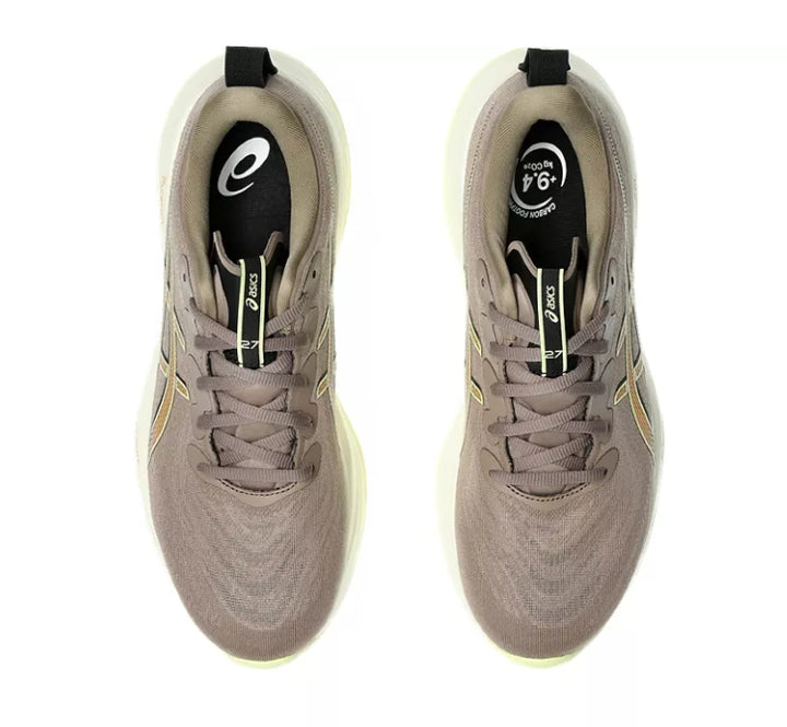 Asics Mens Gel Cumulus 27 - Taupe Grey/Black - Neutral - SS25