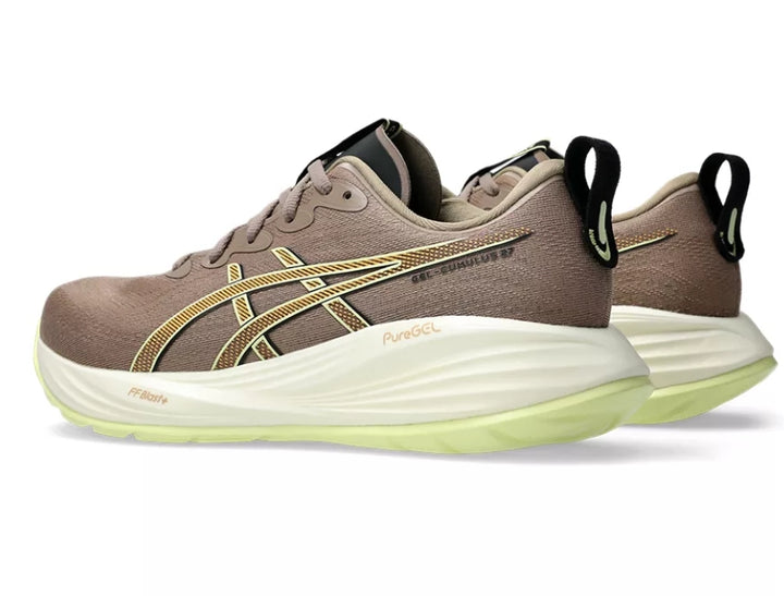 Asics Mens Gel Cumulus 27 - Taupe Grey/Black - Neutral - SS25