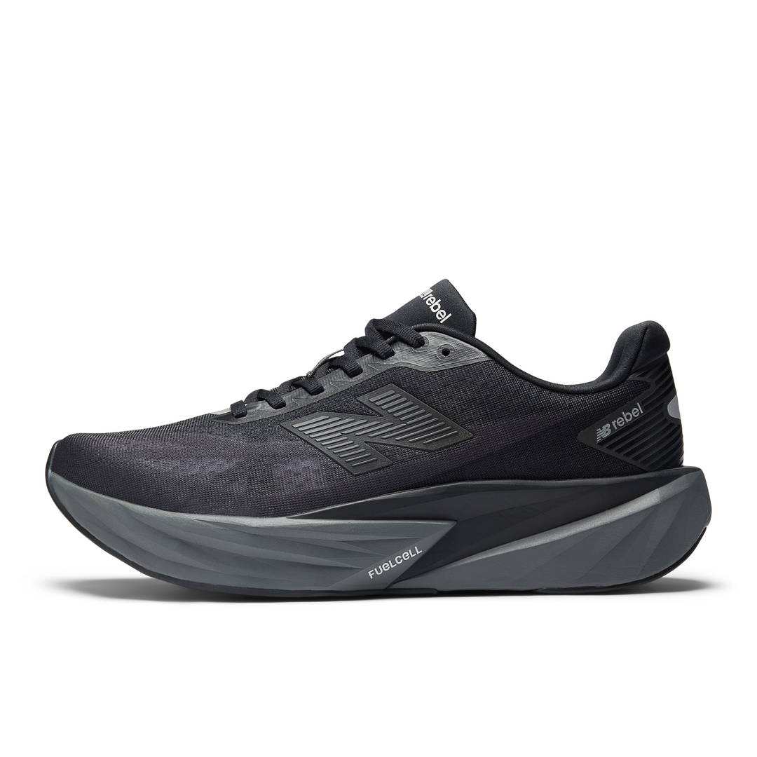 New Balance FuelCell Rebel V5 pour hommes - Noir/Castlerock/Argent métallisé - Neutre - SS26