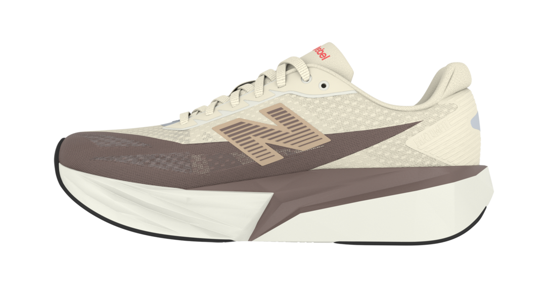 New Balance Mens FuelCell Rebel V5 Wide (2E Width) - Angora/Earth Shadow/Sea Salt - Neutral - AW25