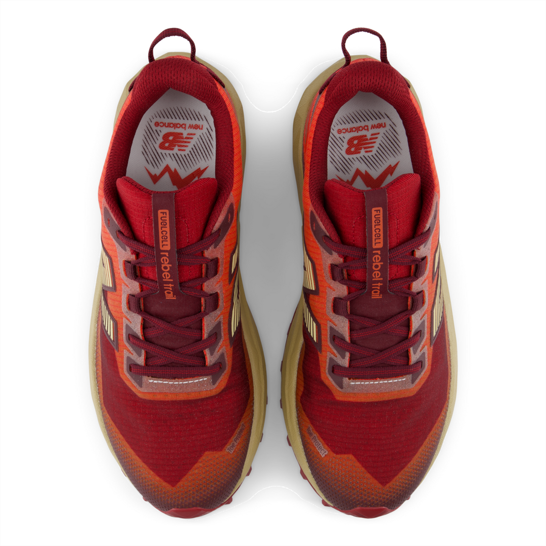 New Balance Mens Fuelcell Rebel Trail - Maple/Neo Flame - Trail - AW26