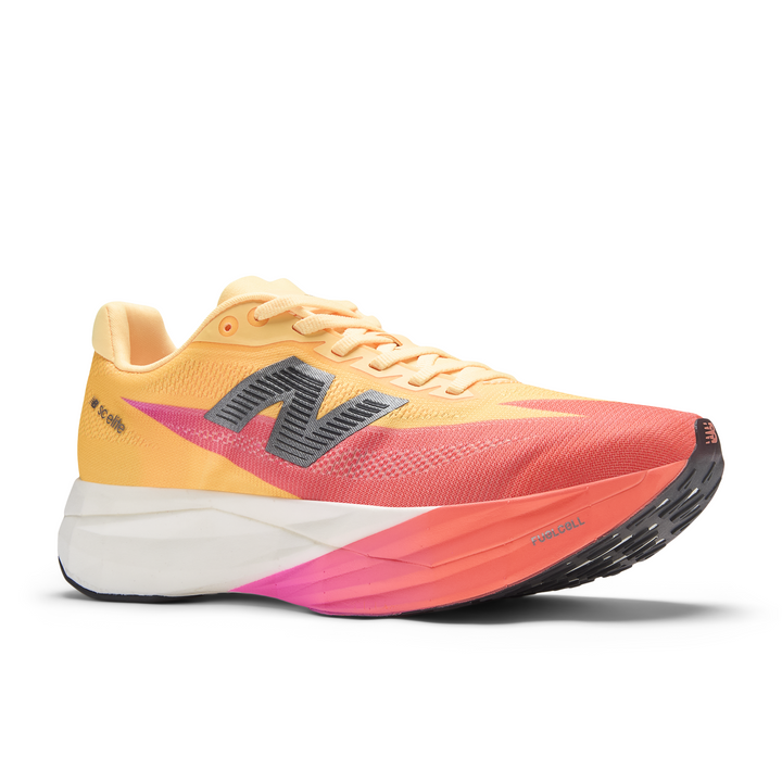 New Balance Mens FuelCell SuperComp Elite V5 - Tangerine Heat/White Peach/Pink Heat - Neutral - SS26