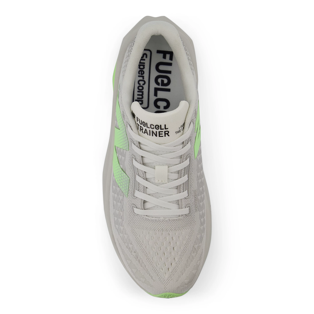New Balance Mens FuelCell SuperComp Trainer V3 - Grey Matter/Mint Flash/Silver Metallic - Neutral - AW25