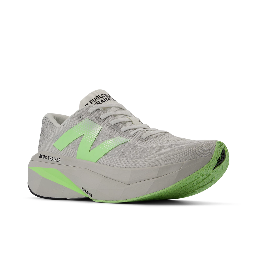 New Balance Mens FuelCell SuperComp Trainer V3 - Grey Matter/Mint Flash/Silver Metallic - Neutral - AW25
