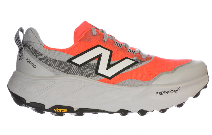 New Balance Mens Fresh Foam Hierro V9 - Urgent Red/Reflection/Raincloud - Trail - AW25