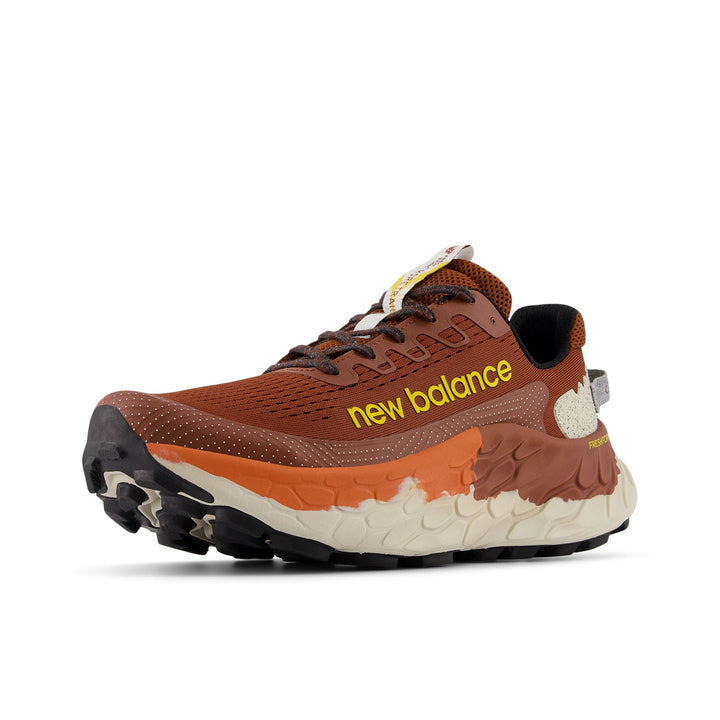New Balance Mens Fresh Foam X More Trail V3 - Relic Brown/Infield Clay/Ginger Lemon - Trail