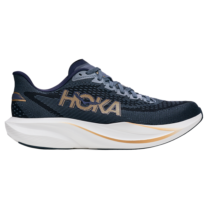 Hoka Womens Mach 7 - Faded Navy/Gold - Neutral - AW26