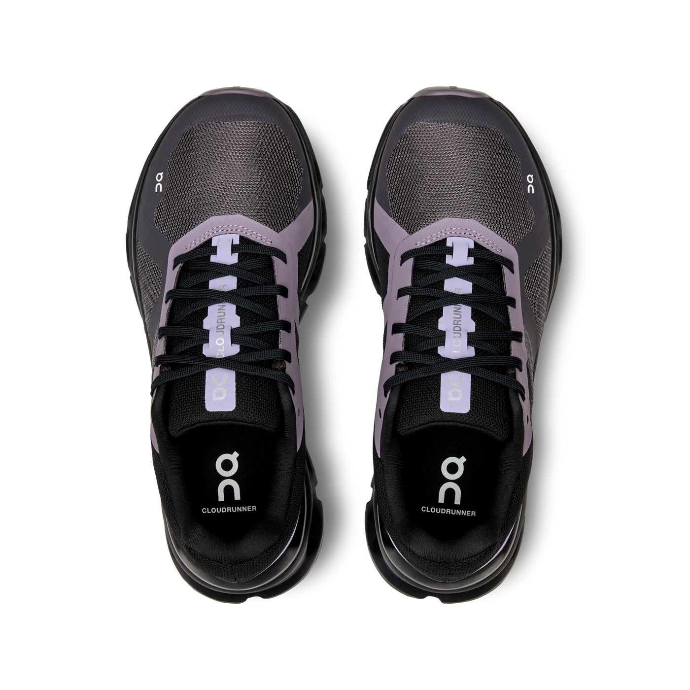 ON Womens Cloudrunner - Iron/Black - Stability