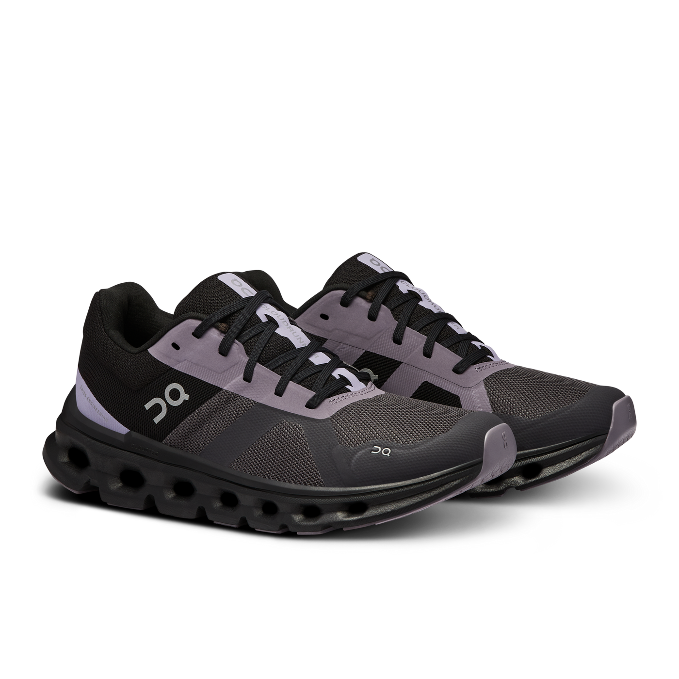 ON Womens Cloudrunner - Iron/Black - Stability