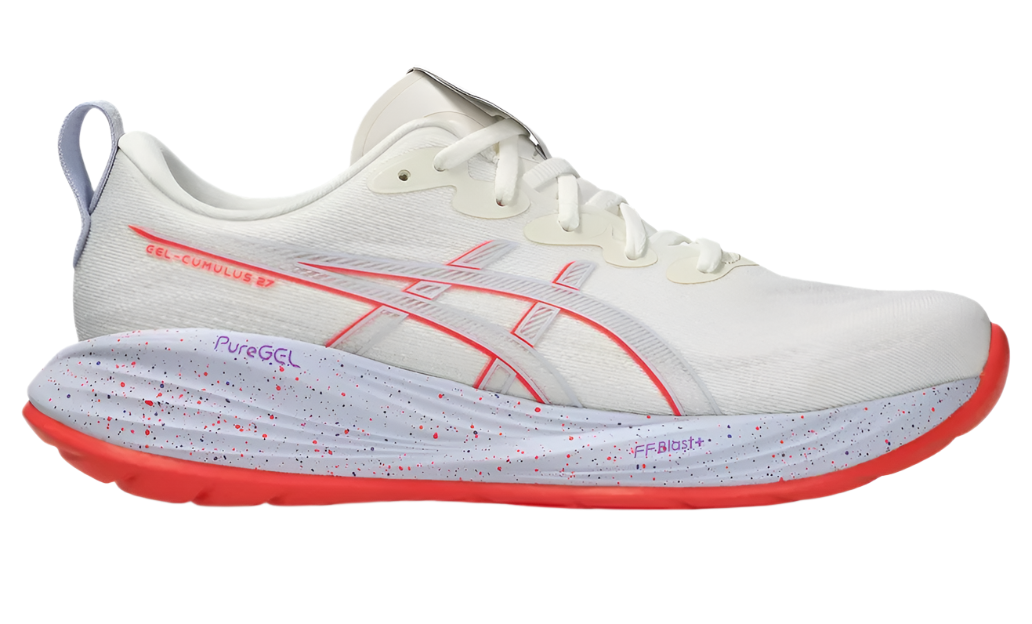 Asics Mens Gel Cumulus 27 Tokyo - Cream/Edo Purple - Neutral - AW25