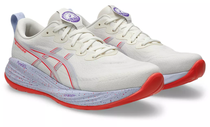 Asics Mens Gel Cumulus 27 Tokyo - Cream/Edo Purple - Neutral - AW25