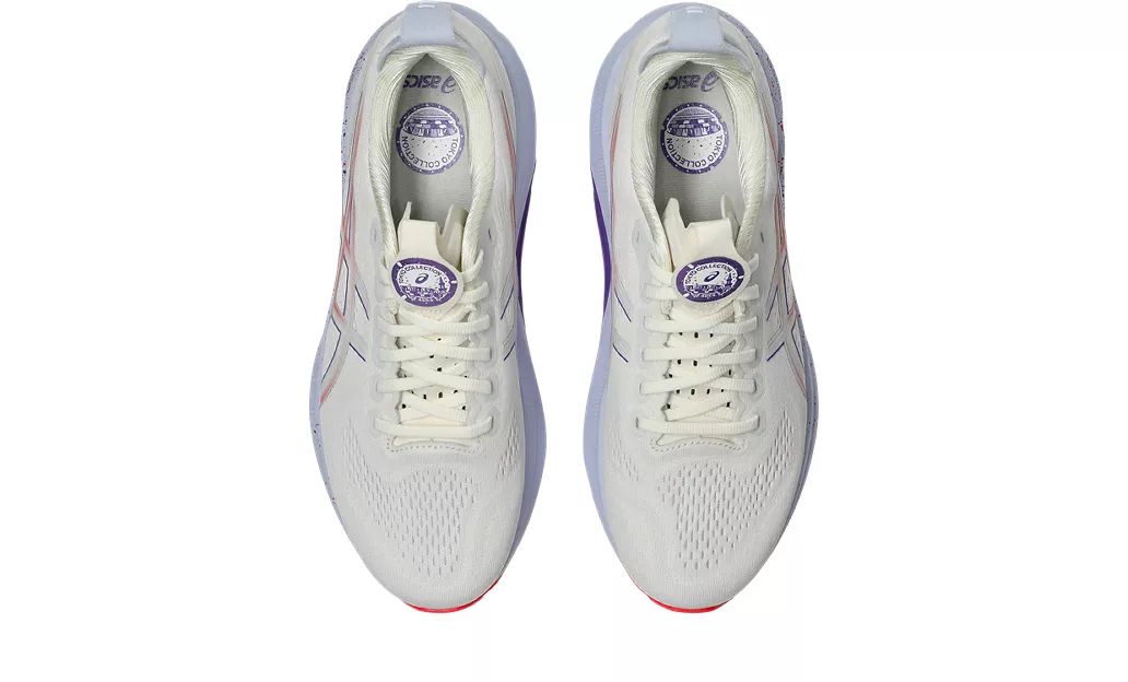 Asics Mens Gel Kayano 32 Tokyo - Cream/Edo Purple - Stability - AW25
