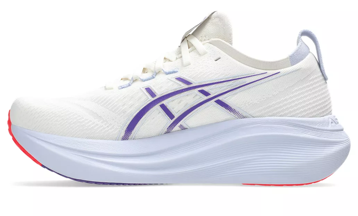 Asics Mens Gel Nimbus 27 Tokyo - Cream/Edo Purple - Neutral - AW25