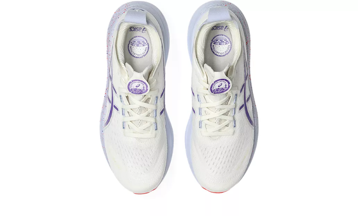 Asics Mens Gel Nimbus 27 Tokyo - Cream/Edo Purple - Neutral - AW25