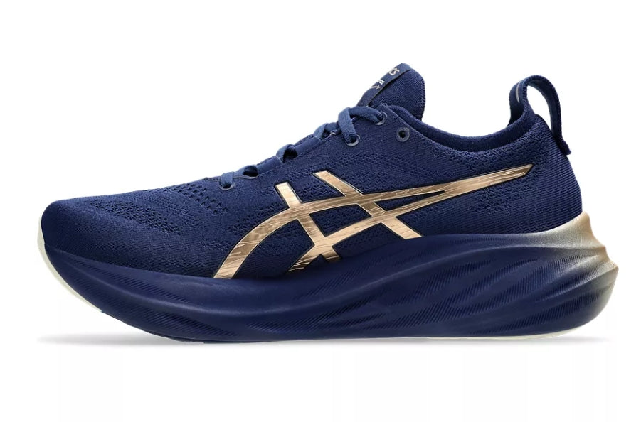 Asics Mens Gel Nimbus 26 Platinum - Blue Expanse/Champagne - Neutral