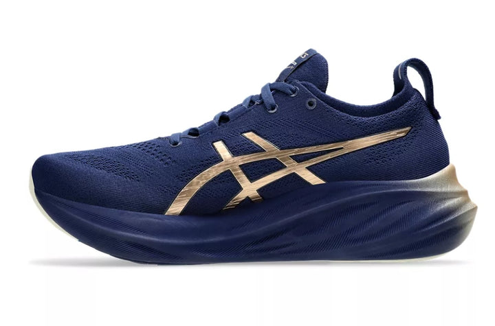 Asics Mens Gel Nimbus 26 Platinum - Blue Expanse/Champagne - Neutral