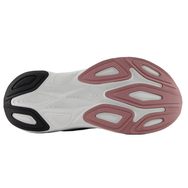New Balance Womens Fresh Foam X More v6 - Stone Pink/Rosewood/Silver Metallic - Neutral - AW26