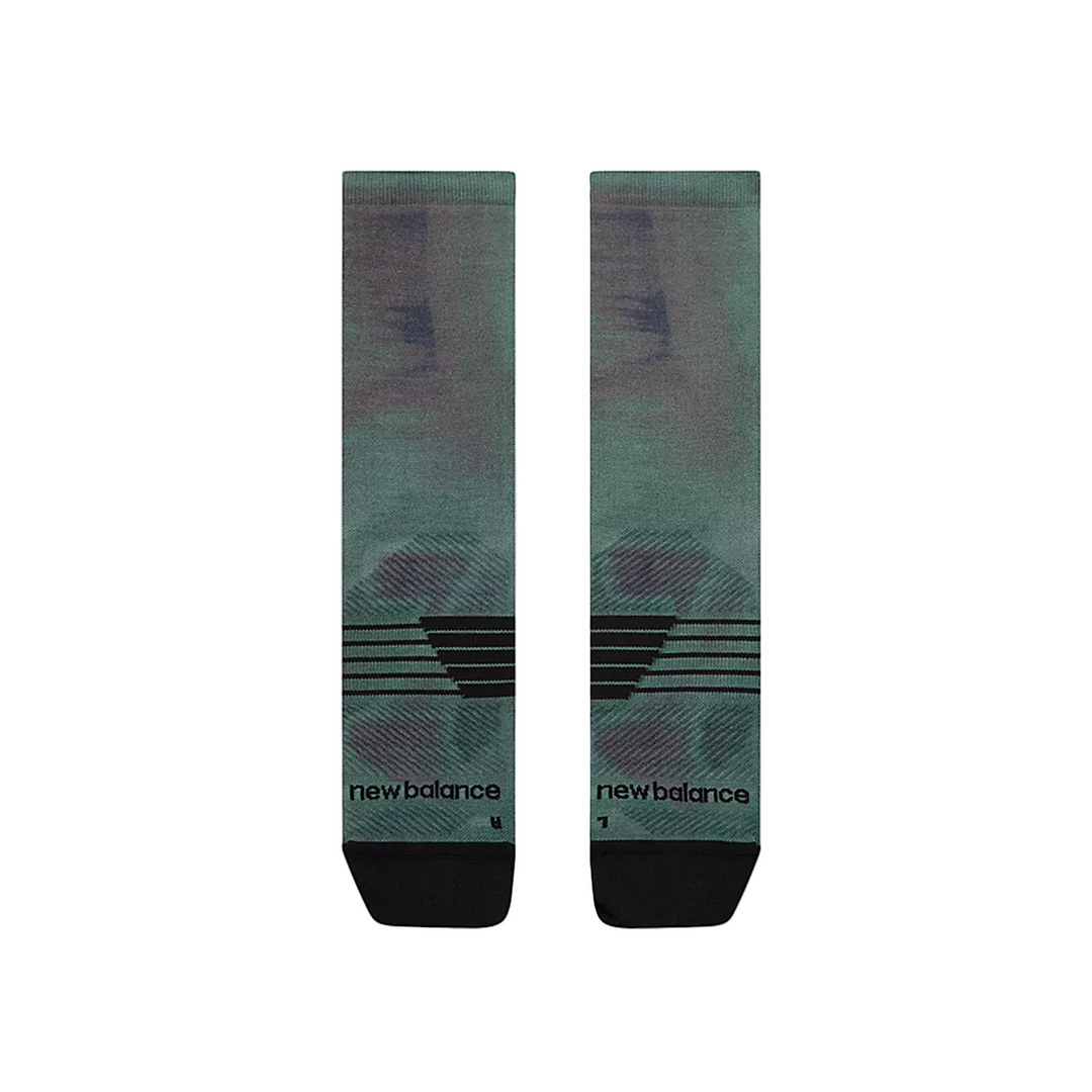 Chaussettes New Balance Pro Run Crew - Alpine foncé/Vert chiné