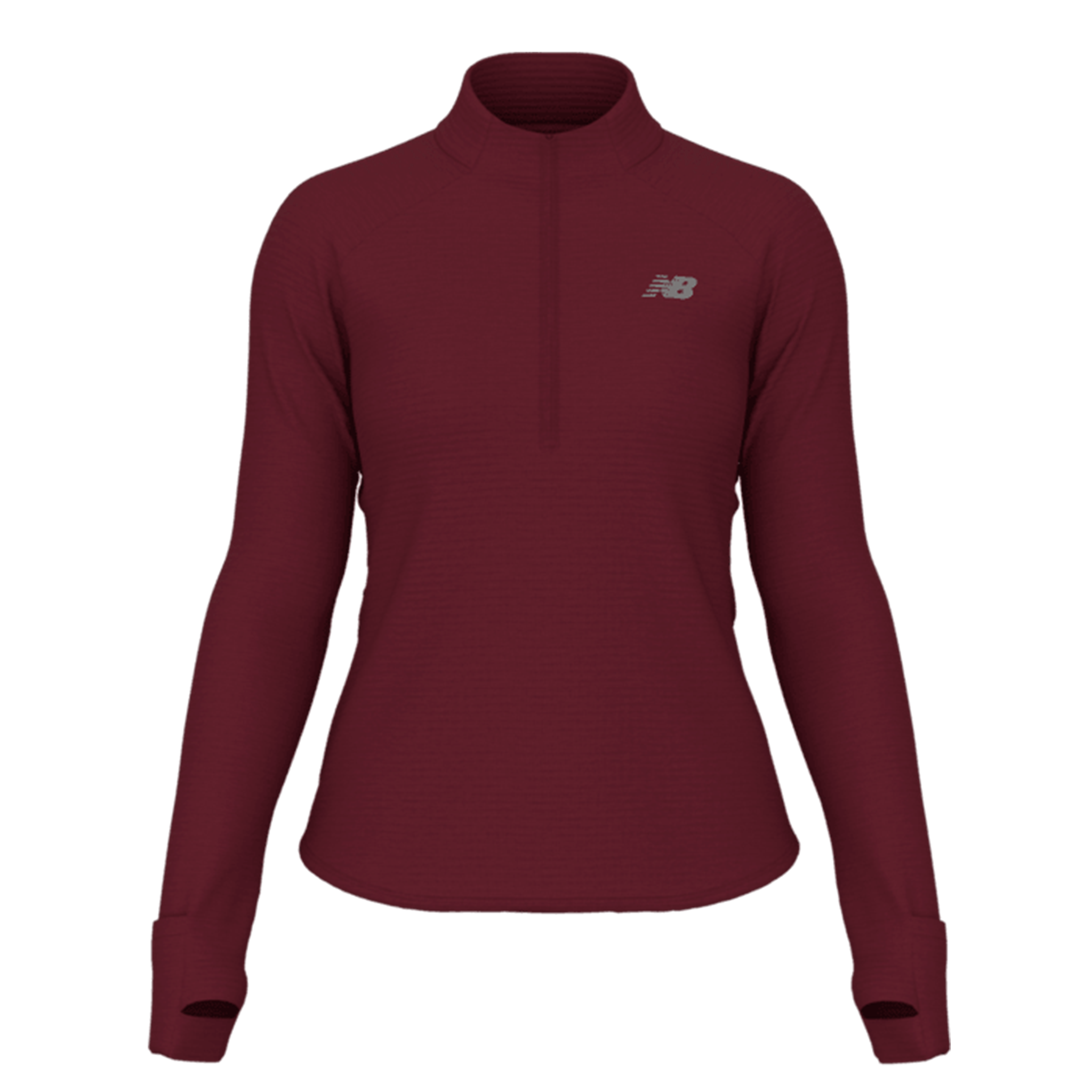 New Balance Womens RC Essential Heat Grid Half Zip - Podium Red - AW26