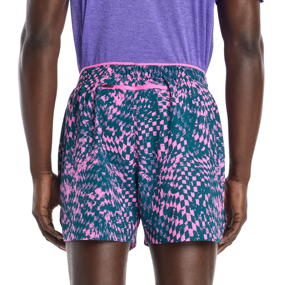 New Balance Herren London Edition RC bedruckte Short 5" – Pink Heat – SS26