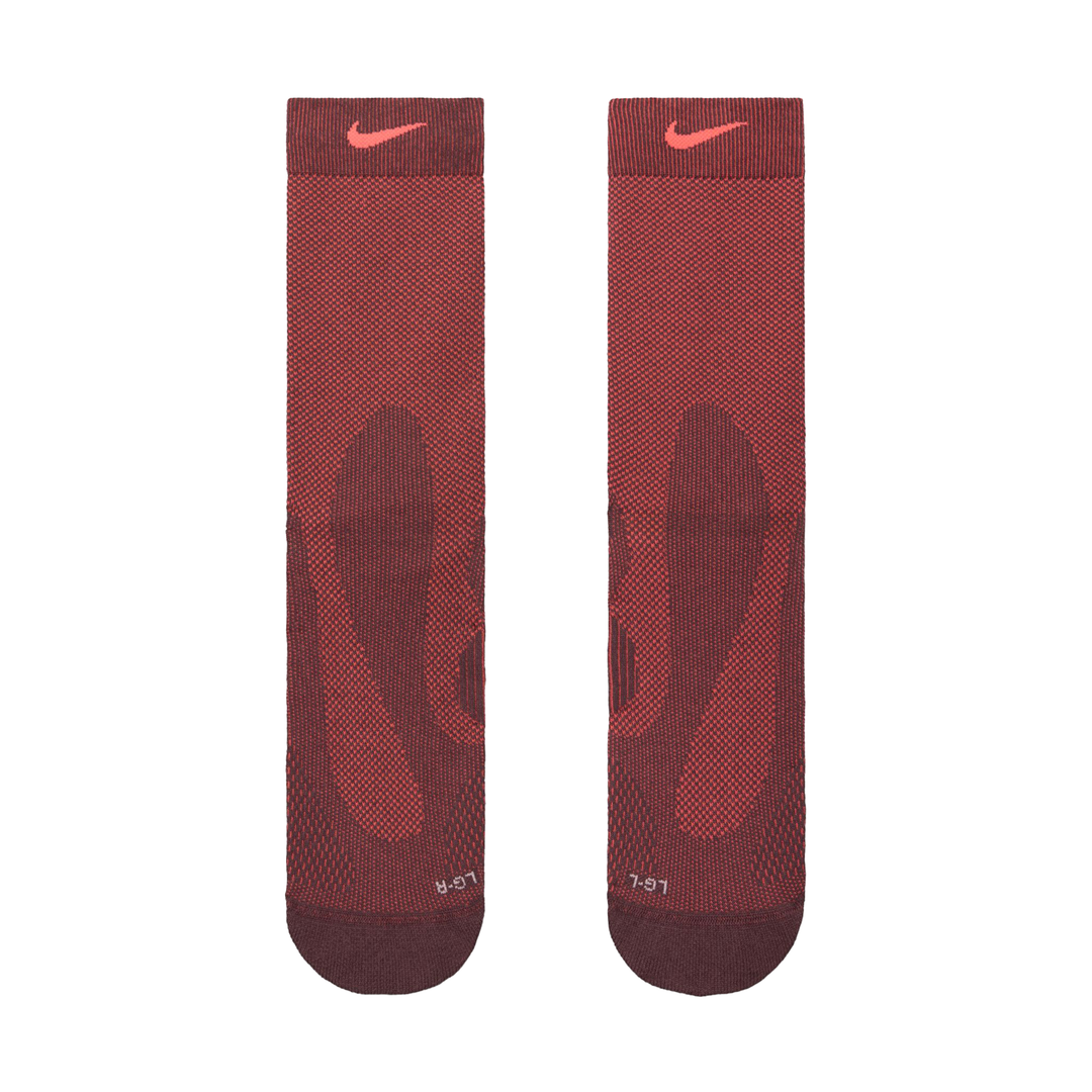 Nike Running Lightweight Crew Socks - Tattoo/Hot Lava/Pure Platinum/Hot Lava