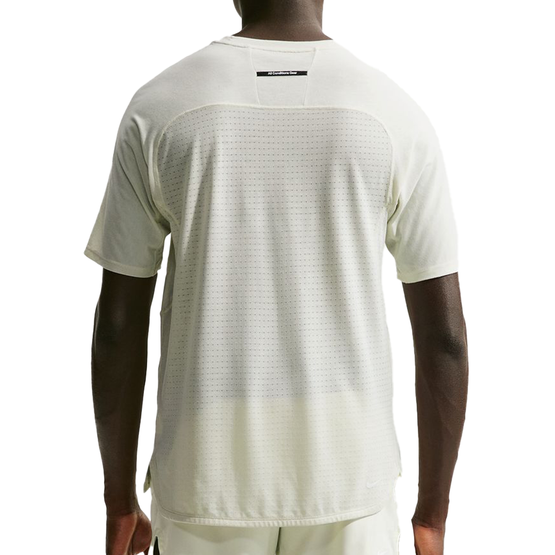 T-shirt de course sur sentier Nike ACG "Solar Chase" ADV pour hommes - Verre de mer/Verre de mer/Blanc sommet