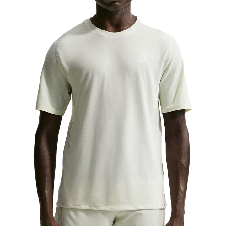 T-shirt de course sur sentier Nike ACG "Solar Chase" ADV pour hommes - Verre de mer/Verre de mer/Blanc sommet
