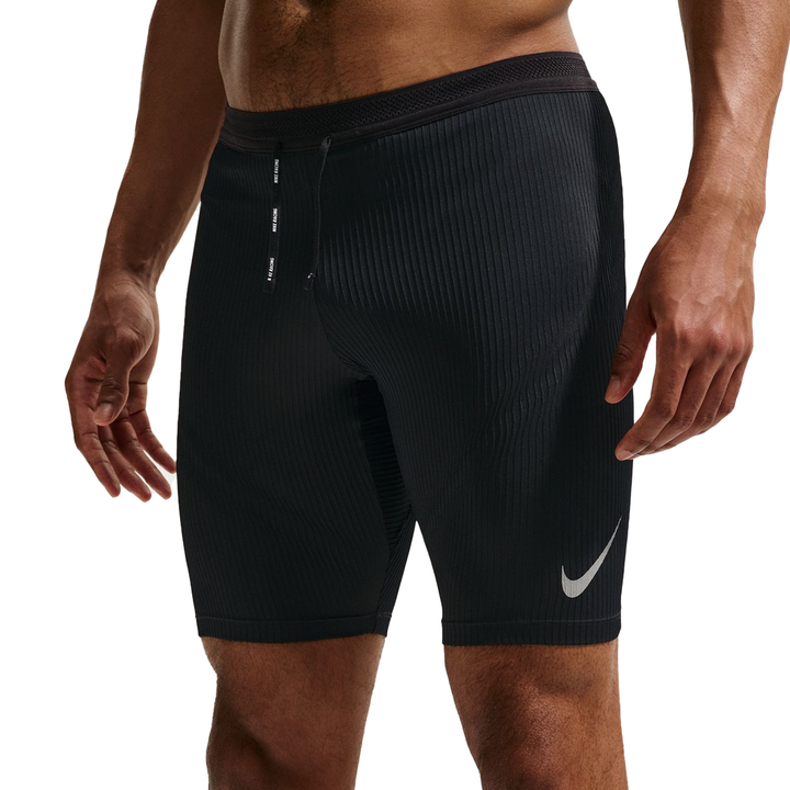 Nike Mens Dri-FIT ADV 1/2 Length AeroSwift Tights - Black/Dark Smoke Grey/Bright Crimson - SP26