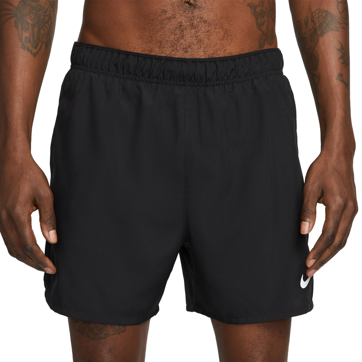 Nike Challenger Men's Dri-FIT 5" Brief-Lined Shorts - Black/Black/Black/Reflective Silver - HO25