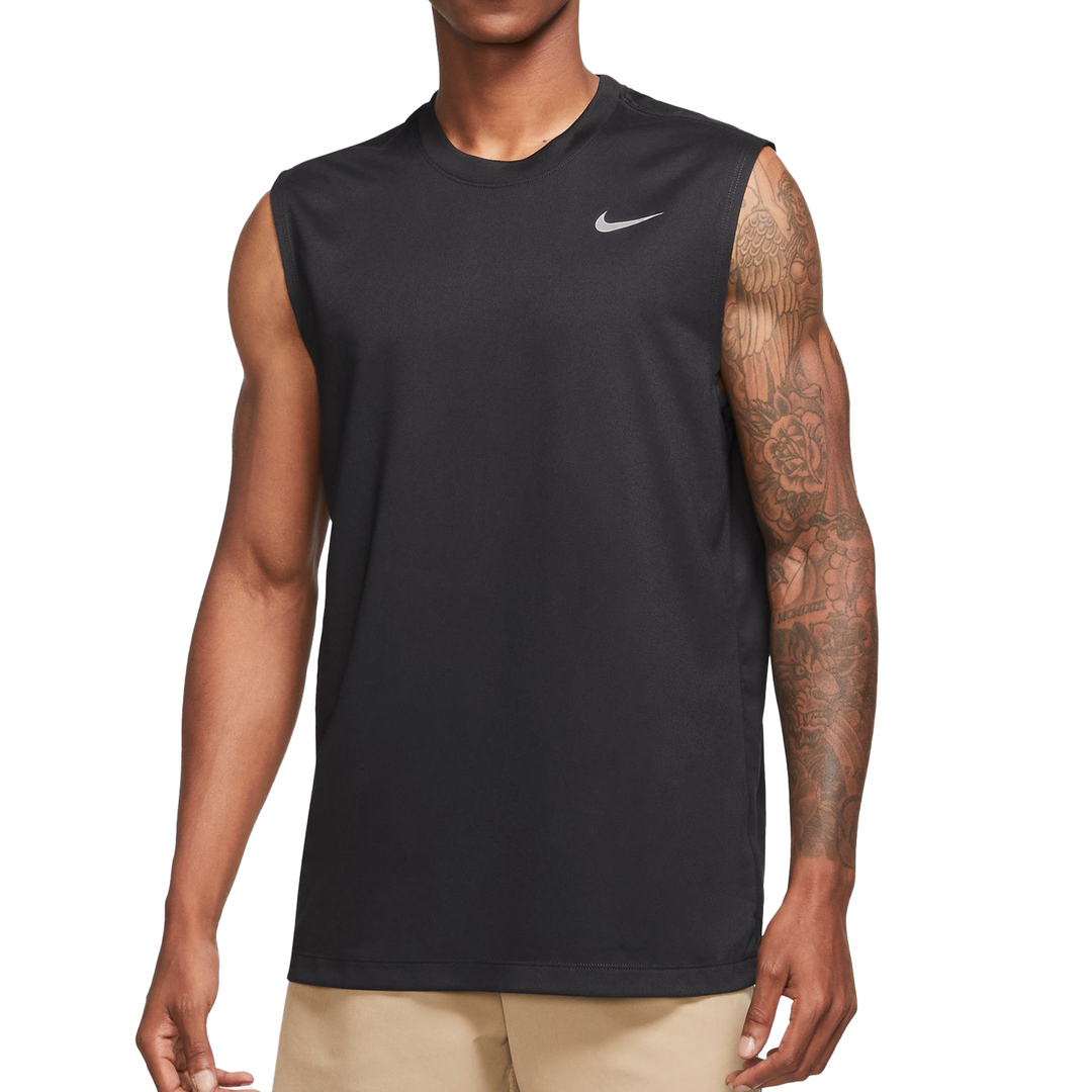 Nike Herren Dri-FIT Legend Weste – Schwarz/Mattsilber