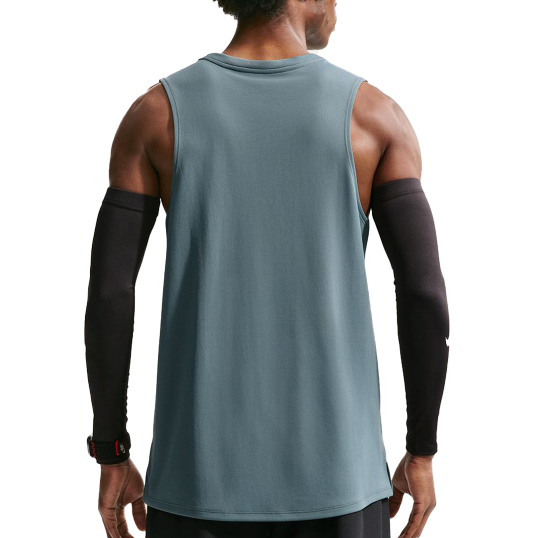 Nike Mens Dri-FIT Miler Tank - Mineral Slate/Reflective Silver