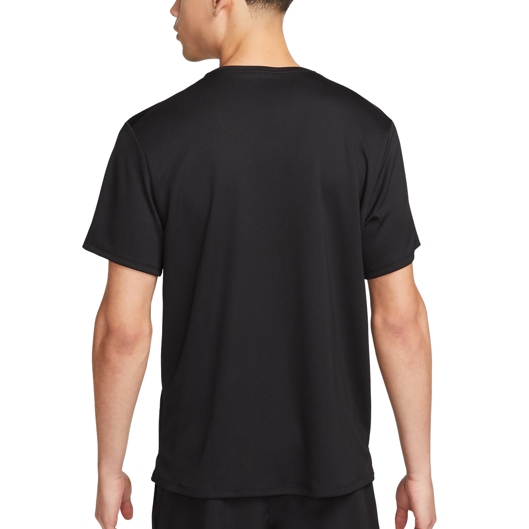 Nike Mens UV Dri-FIT Miler Tee - Black/Reflective Silver - HO25