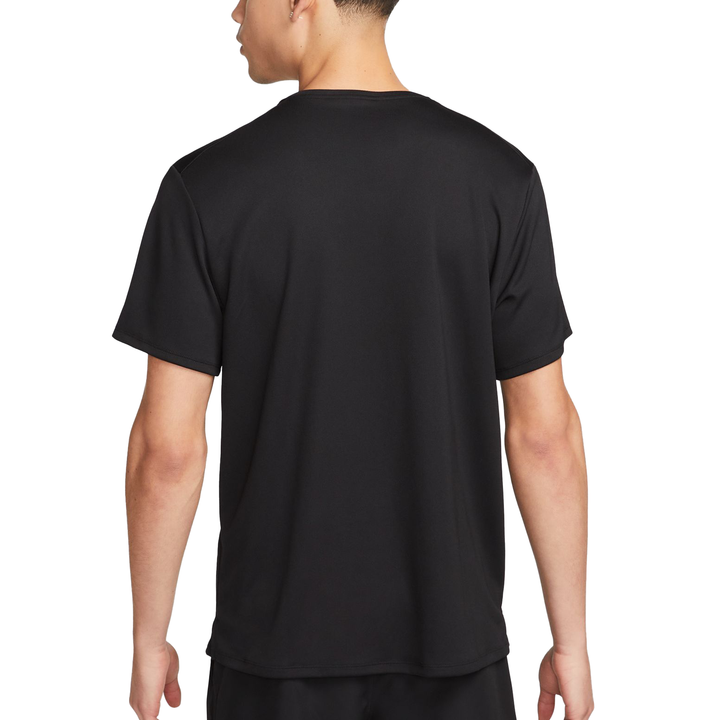 Nike Mens UV Dri-FIT Miler Tee - Black/Reflective Silver - HO25