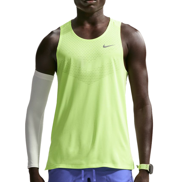 Nike Herren Stride Dri-FIT ADV Lauf-Tanktop – Volt Ice/Reflective Silver