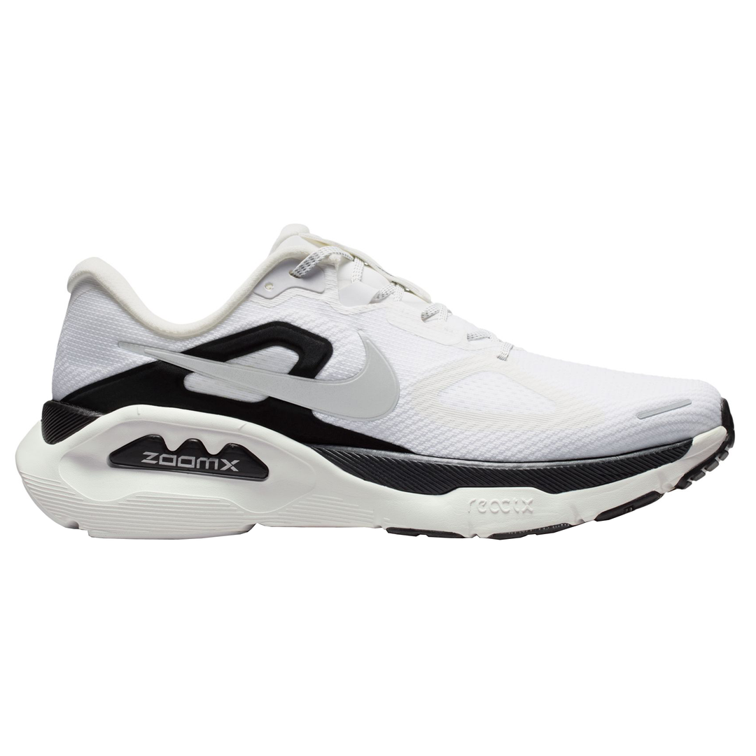 Nike Mens Structure Plus - Summit White/Metallic Silver/Black - Stability - SU26