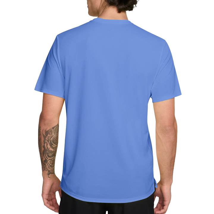 Nike Mens Dri-FIT UV Protection Miler Tee - Royal Pulse/Reflective Silver- SP26
