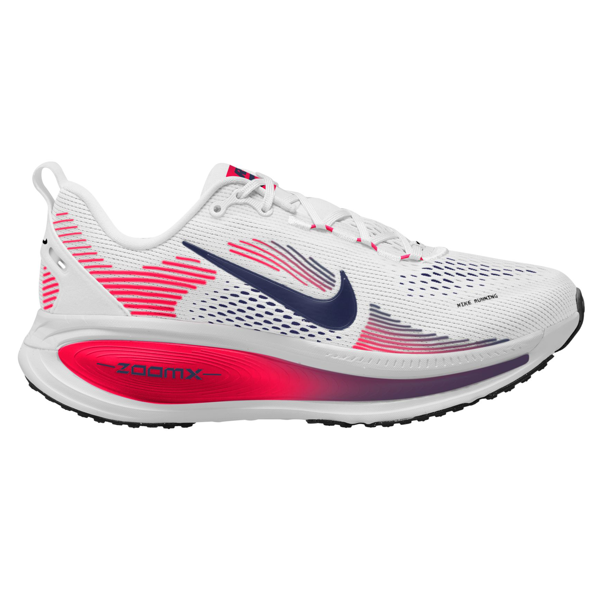 Nike Mens Vomero 18 - White/Midnight Navy/Bright Crimson/Black - Neutral - SU26