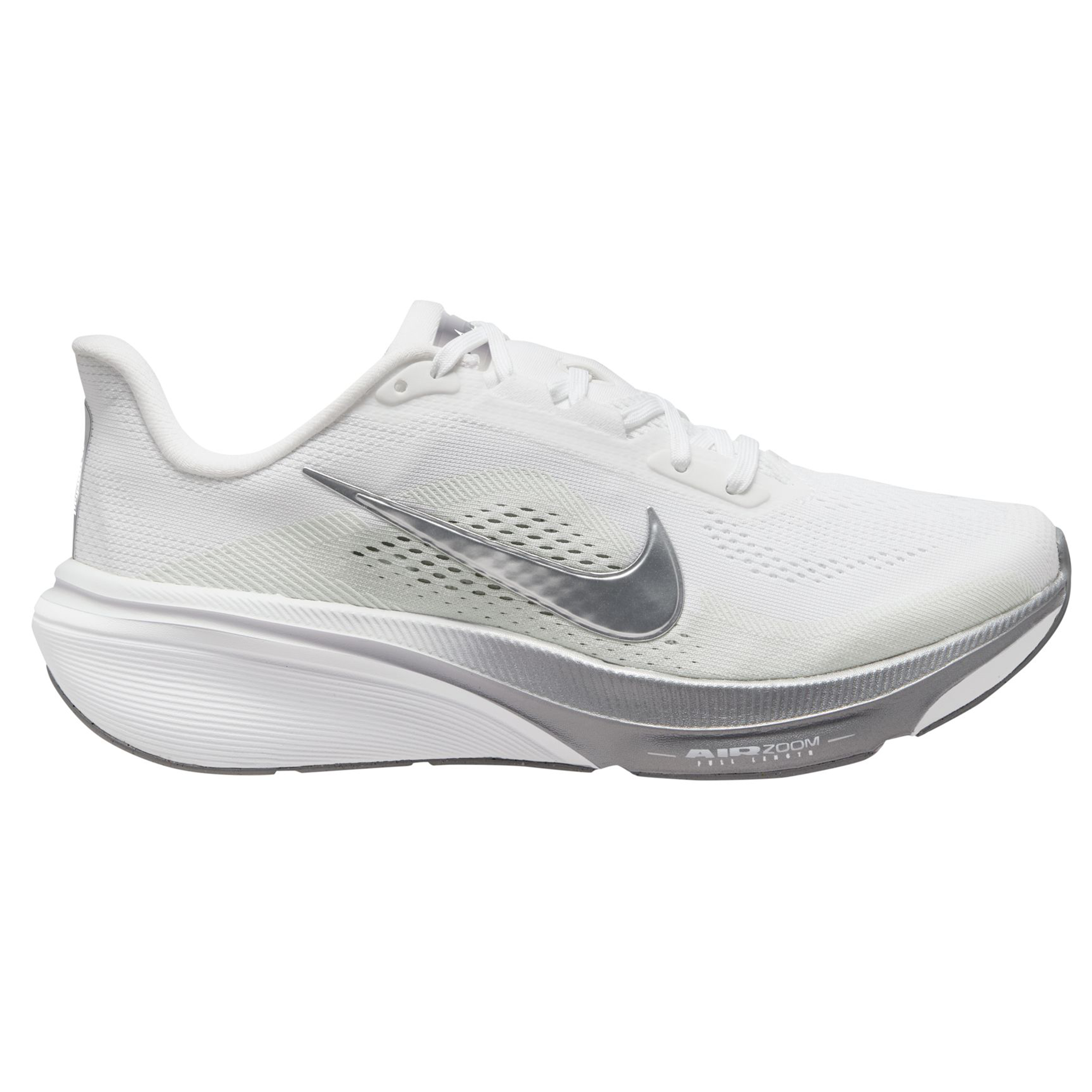 Nike Femme Pegasus 42 - Blanc/Argent Métallique/Gris Loup - Neutre - SU26
