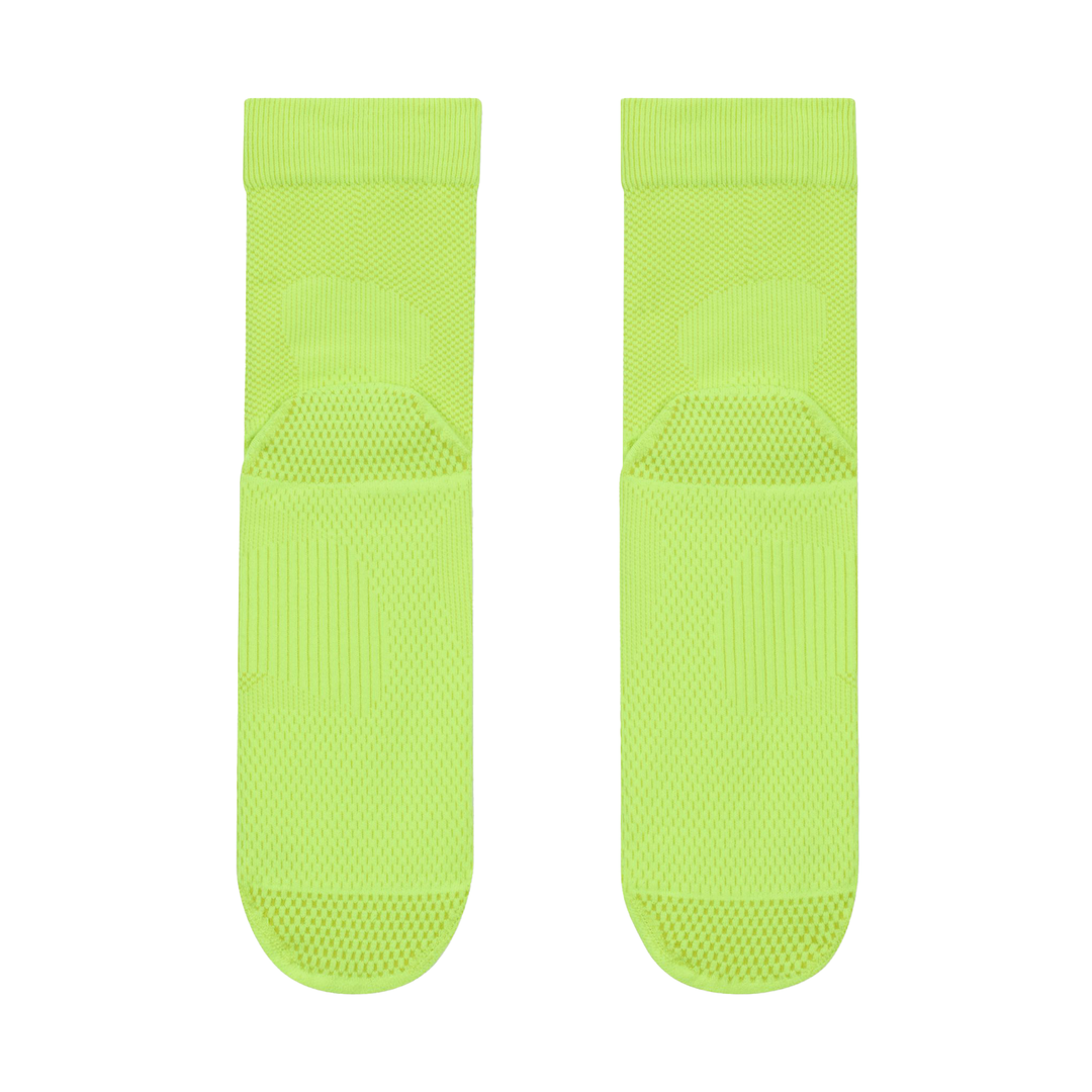 Nike Running Lightweight Micro Crew Socken – Volt/Bright Cactus/Schwarz