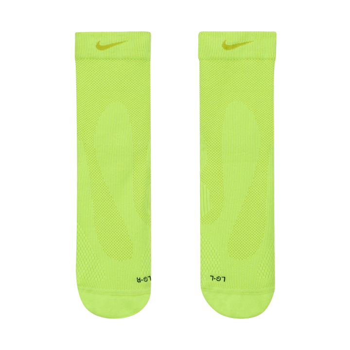 Nike Running Lightweight Micro Crew Socken – Volt/Bright Cactus/Schwarz