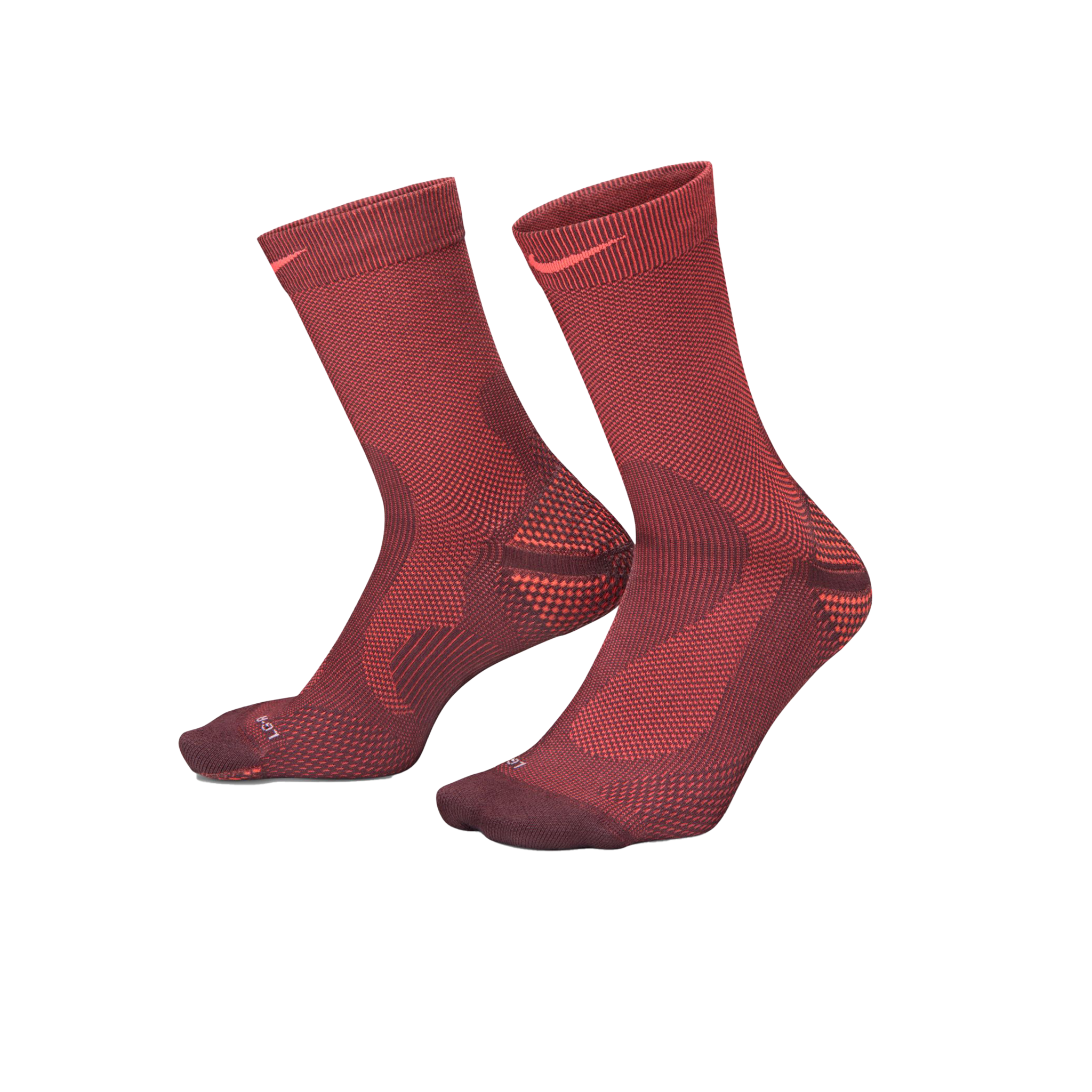 Nike Running Lightweight Crew Socks - Tattoo/Hot Lava/Pure Platinum/Hot Lava