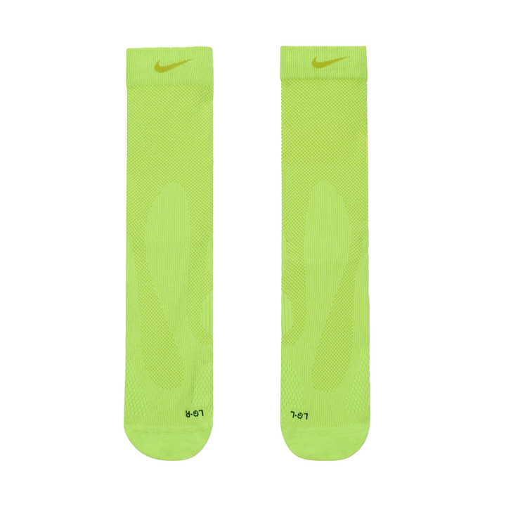 Nike Running Lightweight Crew Socks - Volt/Bright Cactus/Black/Bright Cactus