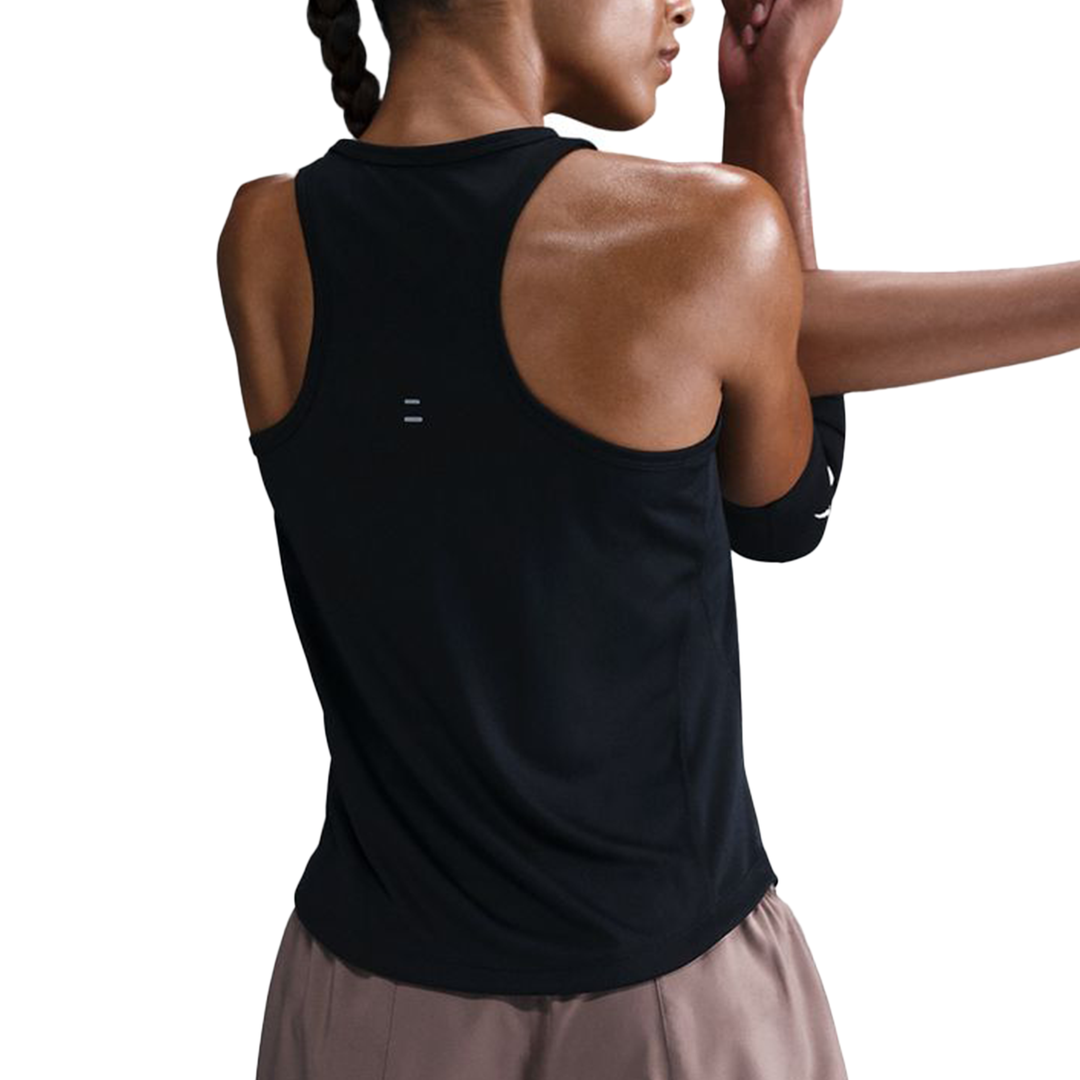 Débardeur de course Nike Tempo Dri-FIT pour Femme - Noir/Argent réfléchissant
