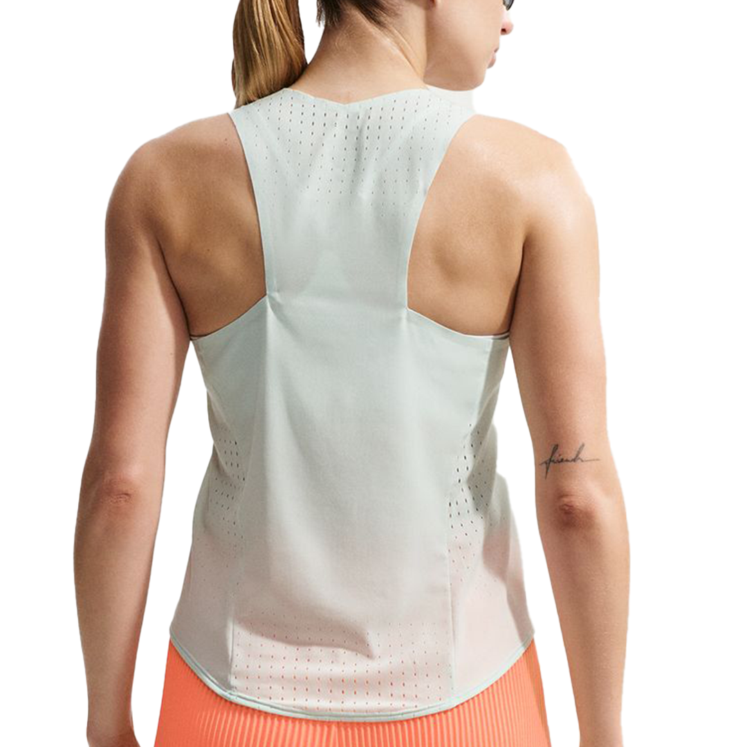 Nike Womens Dri-FIT ADV Aeroswift Singlet - Barely Green/Black - SU26